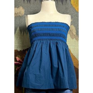 Anthropologie Strapless Top M